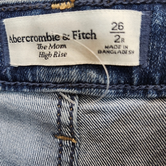 Abercrombie The Mom High Rise Women's Jeans 26 2 R - Picture 2 of 3